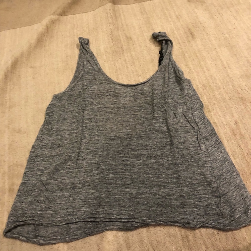 Patterson J. Kincaid  Linen Open Back Tank Top Size: Medium
